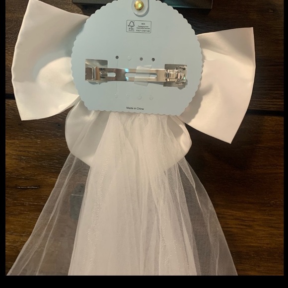 Bride veil with bow - Picture 2 of 2